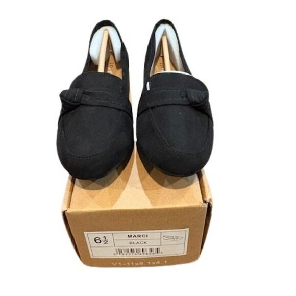 Journee Collection “Marci” Loafer Flats in Faux Suede – Black – NIB – Size 6.5 - Picture 3 of 8